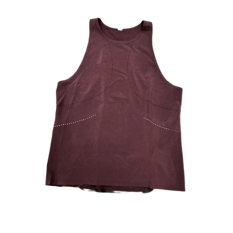 Purple Athletic Tank Top By Lululemon, Size: S