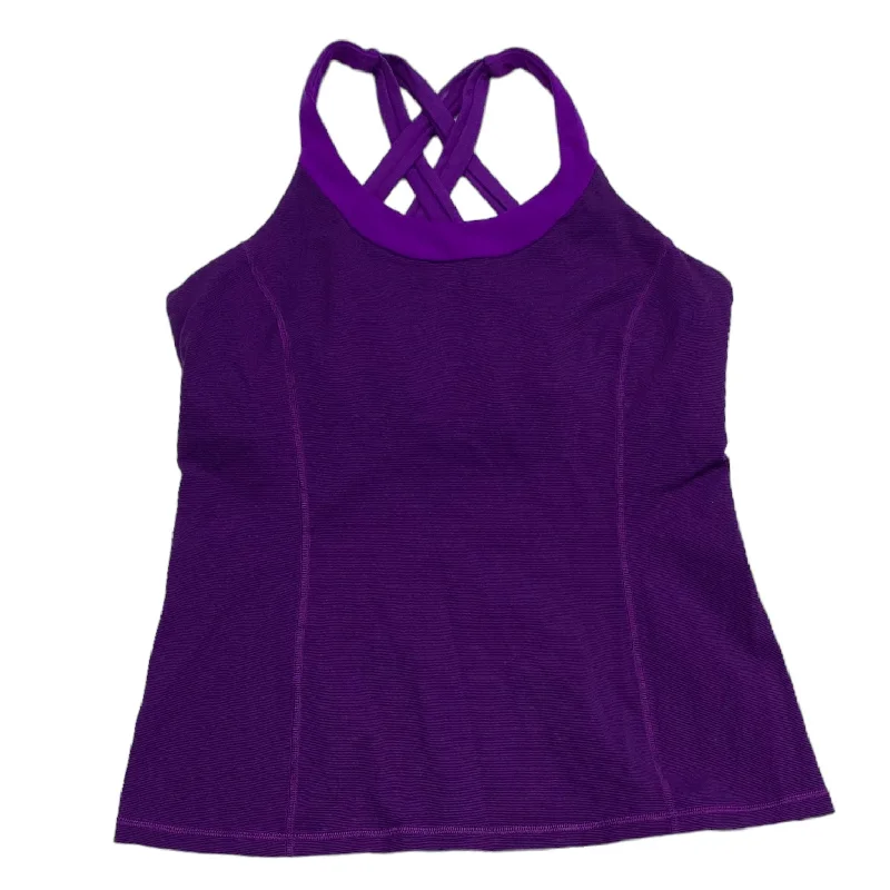 Purple Athletic Tank Top Lululemon, Size 12