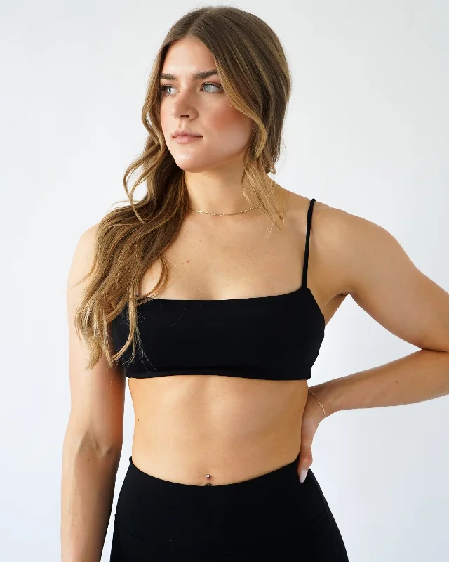 DEFINE BANDEAU SPORTS BRA - Black