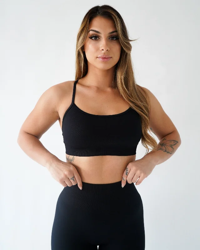 ENHANCE VITAL SPORTS BRA - Licorice