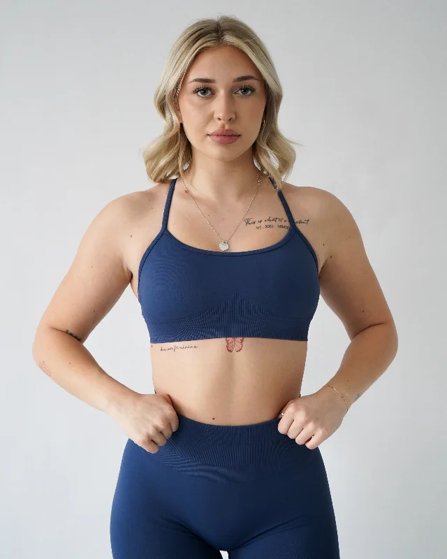 ENHANCE VITAL SPORTS BRA - Denim