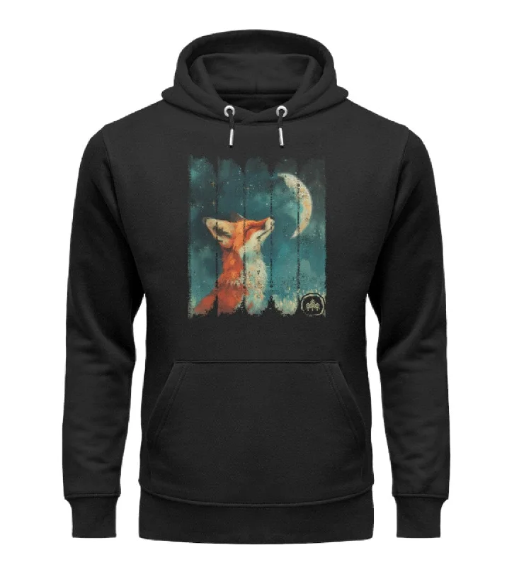 Fuchs bei Nacht - Bio Unisex Hoodie (PREMIUM)