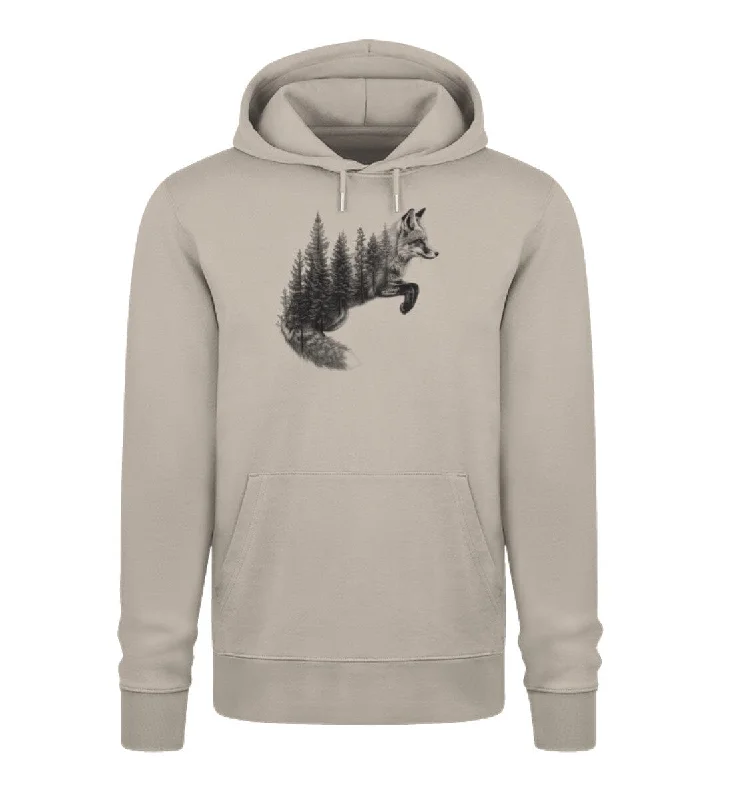 Fuchs Sprung - Bio Unisex Hoodie (PREMIUM)