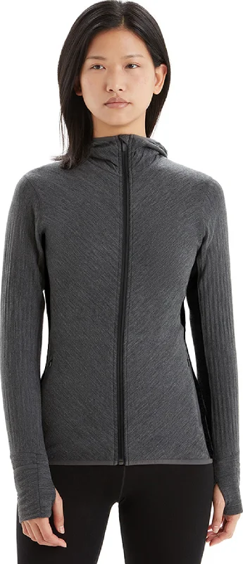 Descender Long Sleeve Zip Hood - Women's|-|Chandail à capuchon et glissière Descender - Femme