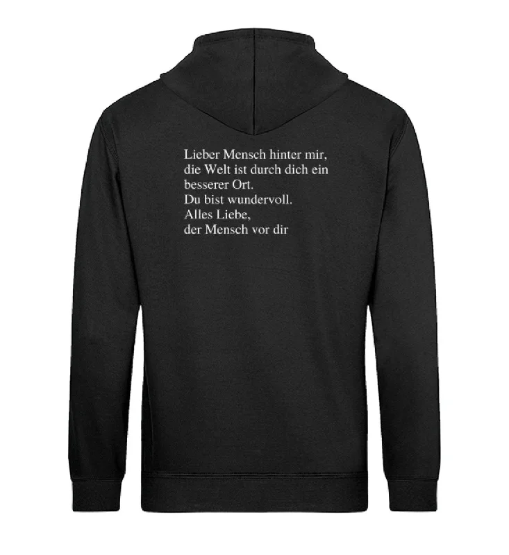 Lieber Mensch Bio Hoodie Unisex