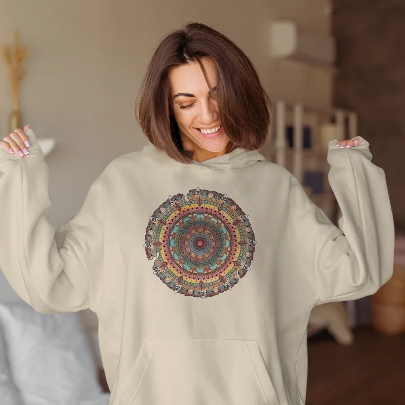 Hoodie - Mandala Bunt -