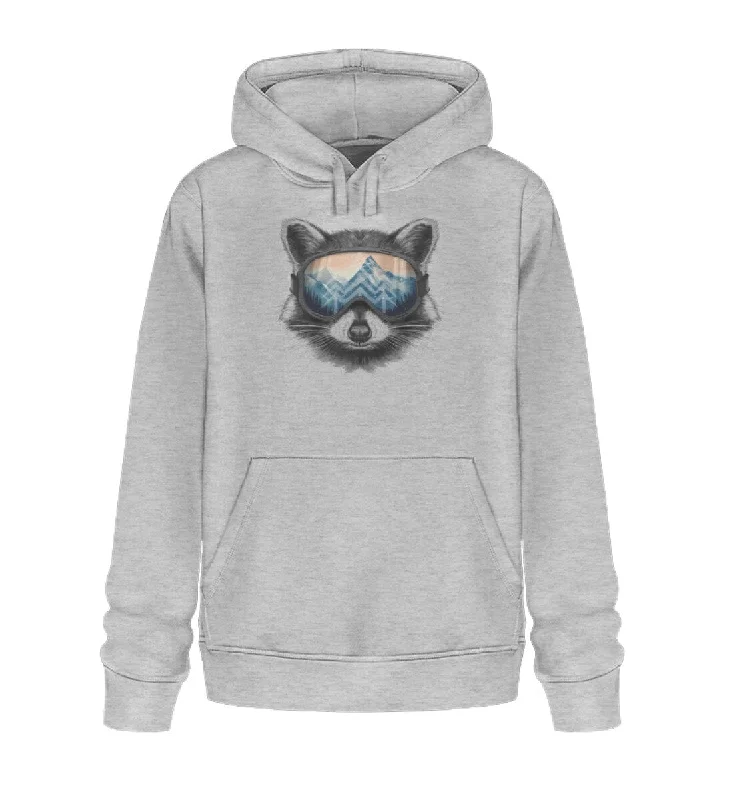 Ski Raccoon - Bio Unisex Hoodie (BASIC)