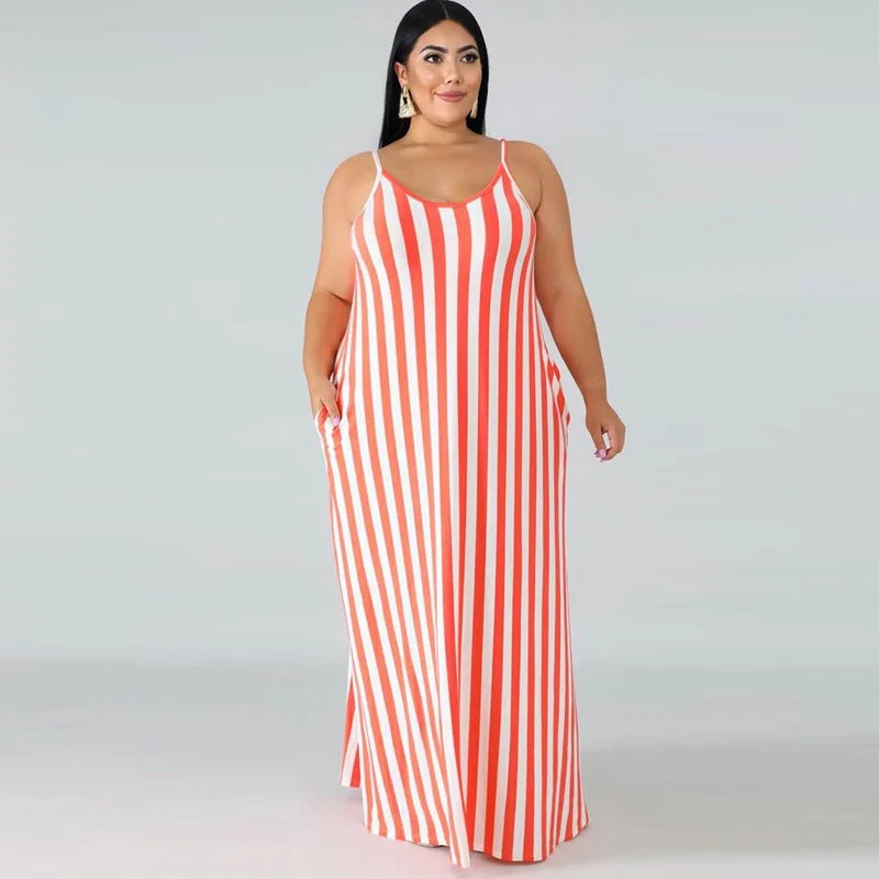 2022 new arrivals women  maxi  dress plus size dresses 4xl