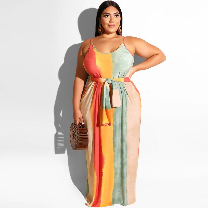 2022 new arrivals women  maxi  dress plus size dresses 4xl