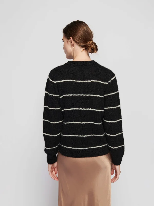 Busy Sweater - Oreo Stripe