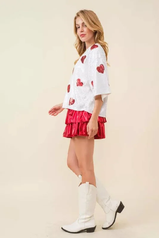 Polka-Hearts Top