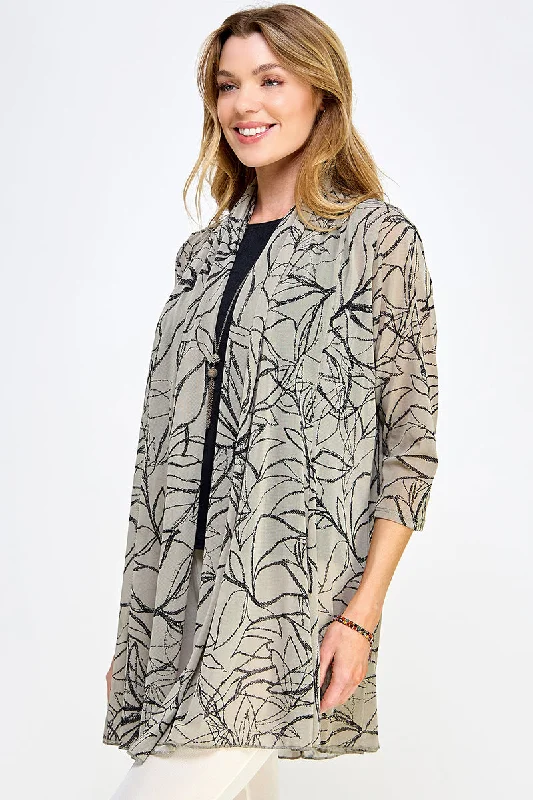 Mesh Princess Jacket Print-4072MR-QRP1-W349