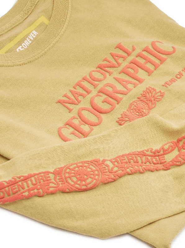 National Geographic x Parks Project Legacy Puffy Print Long Sleeve - Mustard