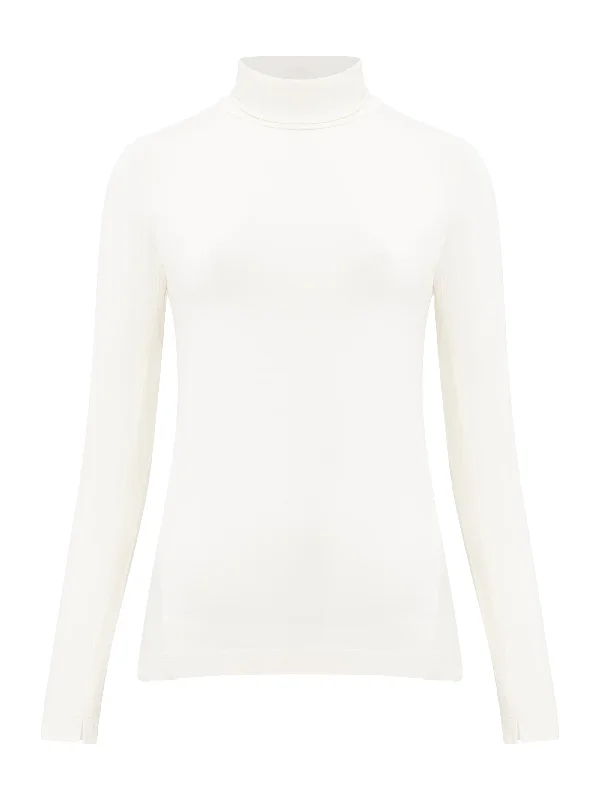 Venitia Jersey Split Cuff Top