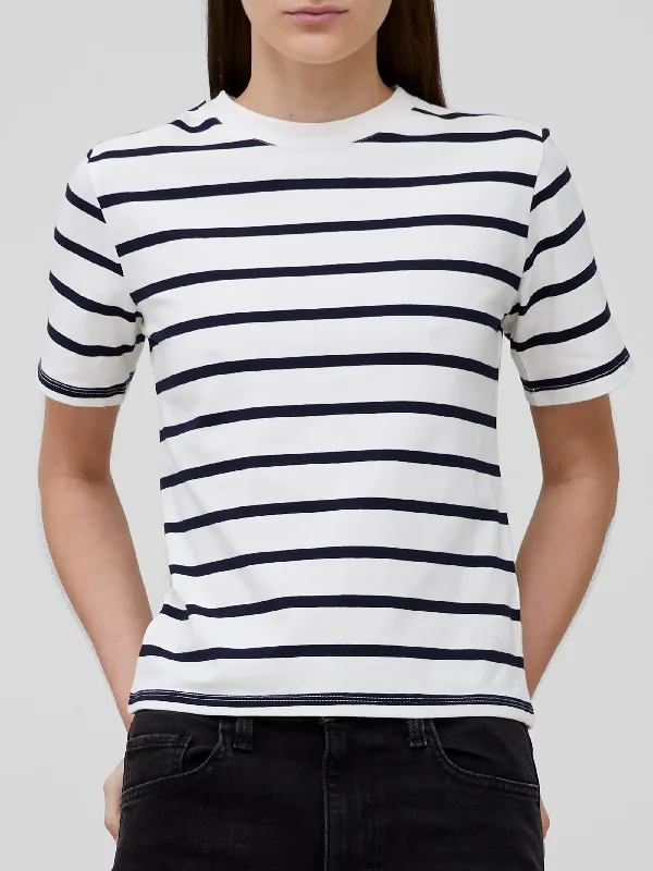 Rallie Cotton Stripe Short Sleeve T-Shirt