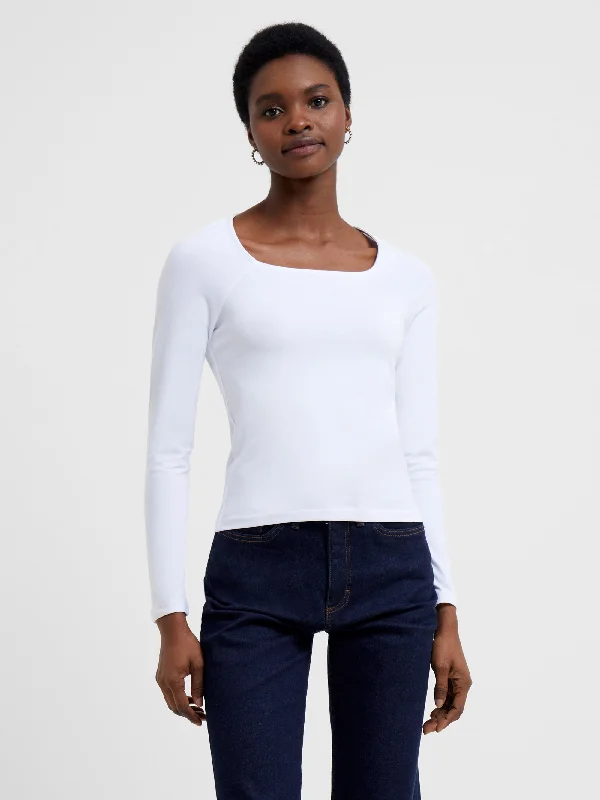 Rallie Square Neck Long Sleeve Top