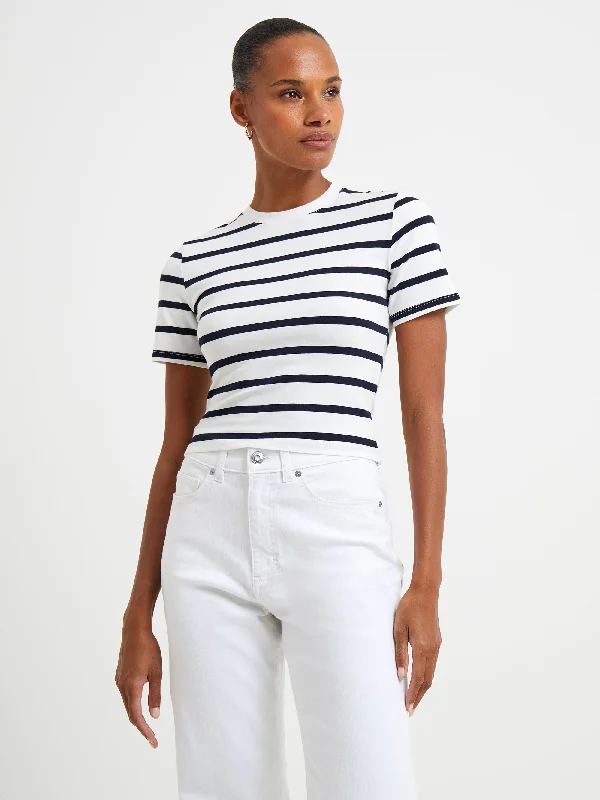 Rallie Stripe Crew Neck Top