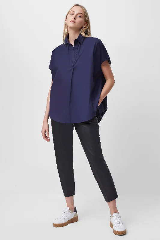 Rhodes Poplin Sleeveless Popover Shirt