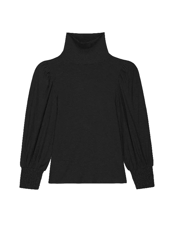 Sawyer Turtleneck - Jet Black