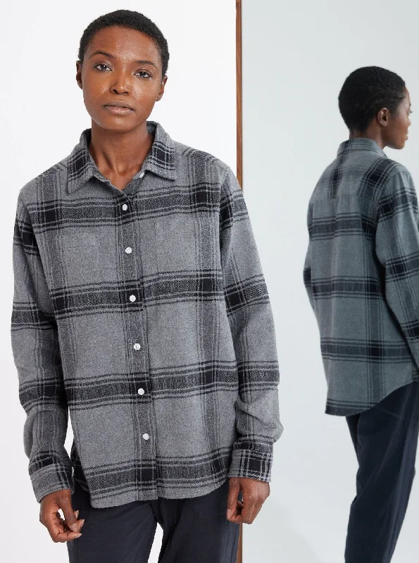 Shiloh Unisex Flannel - Grey