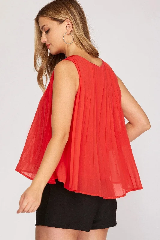 Pleated Blouse