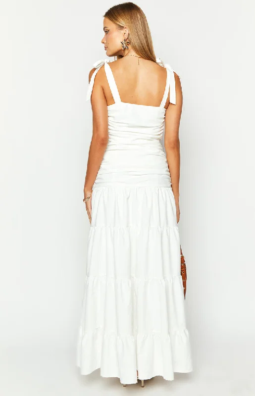 Tessa White Maxi Dress