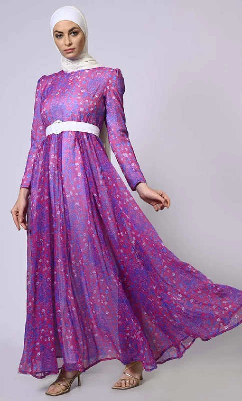 Women's Printed Abaya