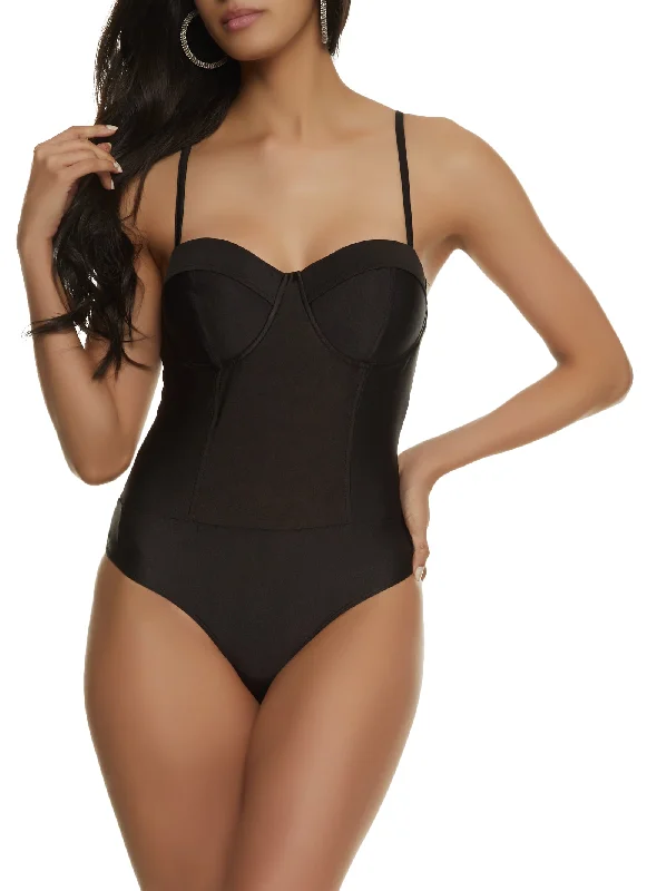 Haute Monde Bustier Corset Bodysuit