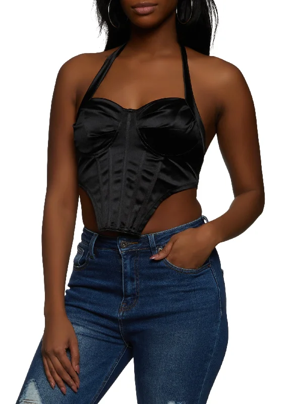 Halter Bustier Top