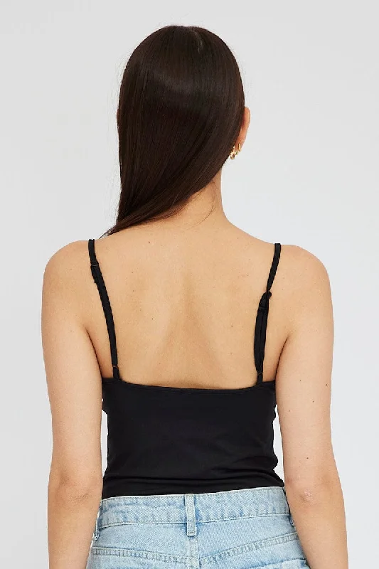 Black Supersoft Bodysuit