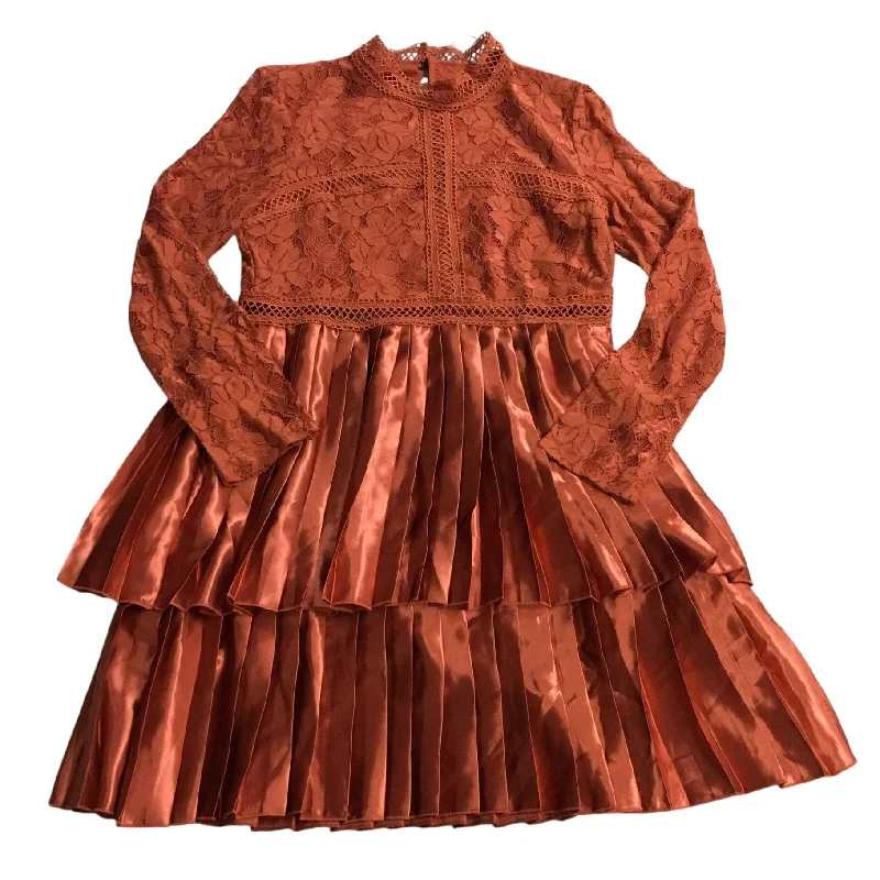 Dress Party Short By Shein In Orange, Size: M Tunics Occasion special